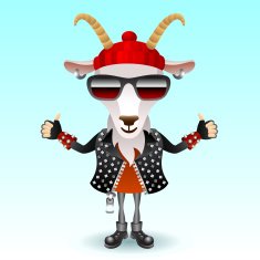 Goat rocker character