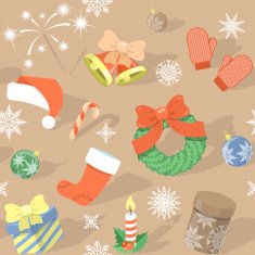 Christmas seamless pattern N89
