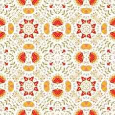 Seamless floral ornament N35