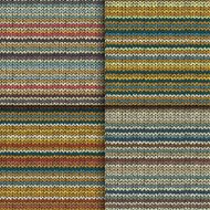 Set of seamless patterns with knitted stripes texture N2