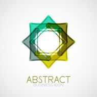 Symmetric abstract geometric shape N39