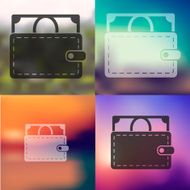 money icon on blurred background N4