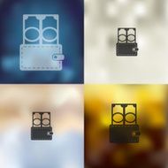money icon on blurred background N7