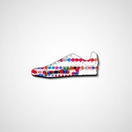 Abstract illustration on sneakers N11