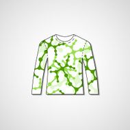 Abstract illustration on sweater N15