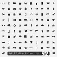 Set of fashion stickers N6