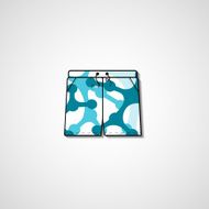 Abstract illustration on shorts N15