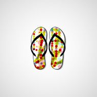 Abstract illustration on flip flops N13