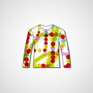 Abstract illustration on sweater N16