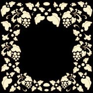 Vintage frame in retro style vector illustration N2