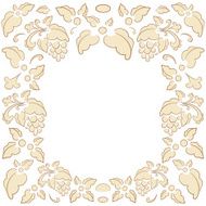 Vintage frame in retro style vector illustration N6