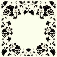 Vintage frame in retro style vector illustration N7