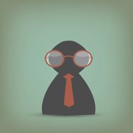 Business Person With Glasses Illustration