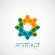 Symmetric abstract geometric shape N42