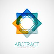 Symmetric abstract geometric shape N43