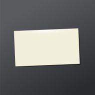 template white Business card