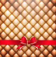 Golden leather with red EPS 10 N2