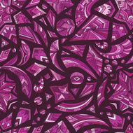 Creative purple tribal pattern