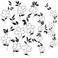flower material N38