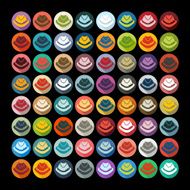 Flat design hat N4