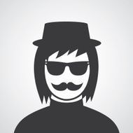 man glasses symbol