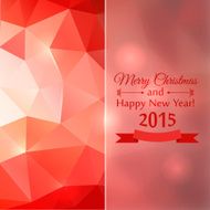 Abstract mosaic red color behind a glass partition