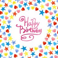 Happy birthday frame N5