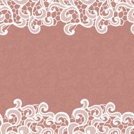 Vintage lace invitation card N19