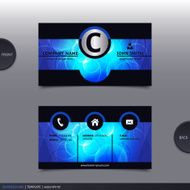 Abstract creative business card Vector N21