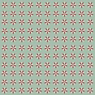 Retro flower pattern