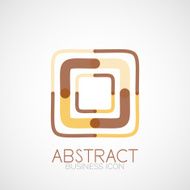 Symmetric abstract geometric shape N44