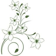 flower decorative elementhd design