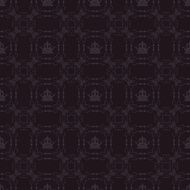 black wallpaper in old style for your design N12