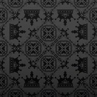 black wallpaper in old style for your design N21