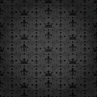 black wallpaper in old style for your design N22