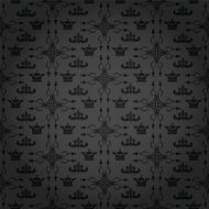 black wallpaper in old style for your design N23