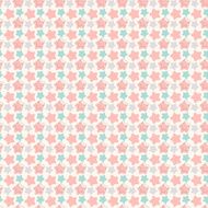 Abstract geometric retro star seamless pattern Vector illustration