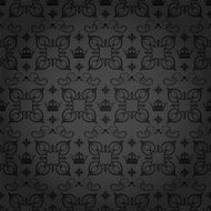 black wallpaper in old style for your design N40