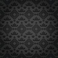 black wallpaper in old style for your design N41