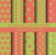 abstract natural pattern set