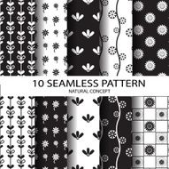 black and white pattern nature concept
