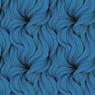 seamless pattern of hair