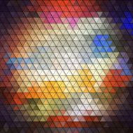 Colorful geometric background abstract triangle pattern vector N4
