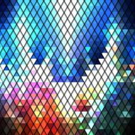Colorful geometric background abstract triangle pattern vector N6