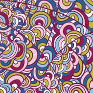Abstract retro background in vector