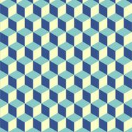 Abstract isometric cube pattern background