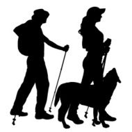 Vector Silhouette Of People N95