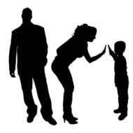 Vector Silhouette Of People N96