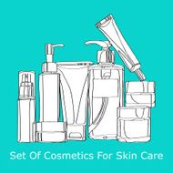 set of cosmetics for skin care N7