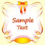 frame retro vector illustration